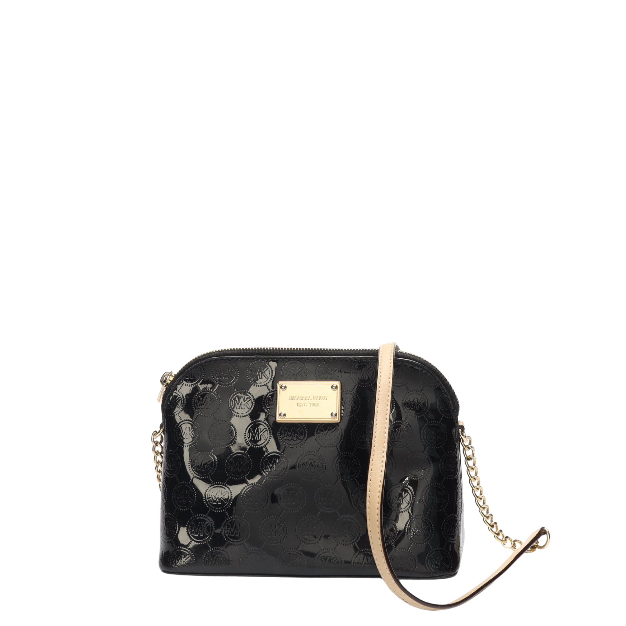 Michael Kors Harrods Logo Canvas Dome Crossbody Bag