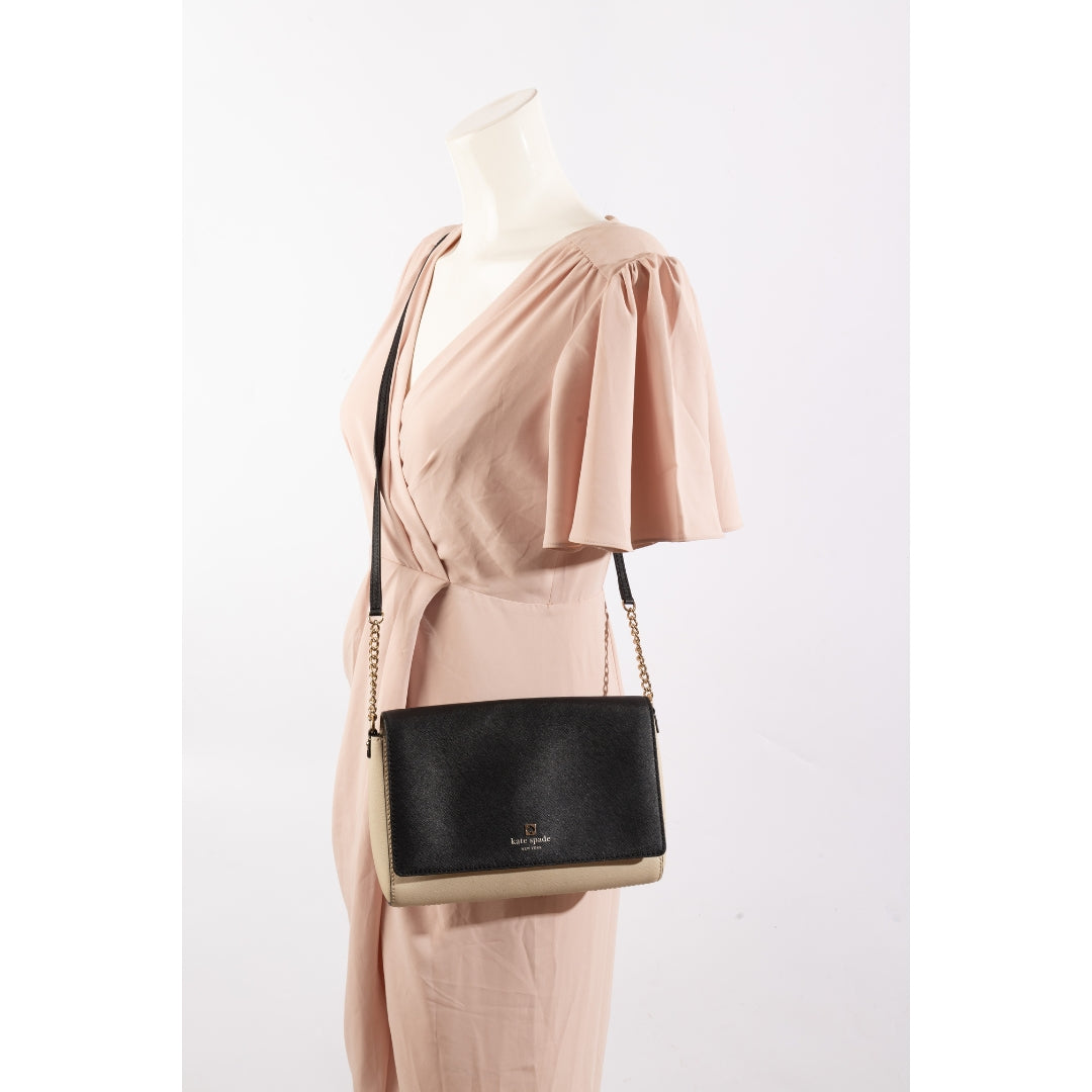 Kate Spade Madison Saffiano Leather Flap Crossbody Bag