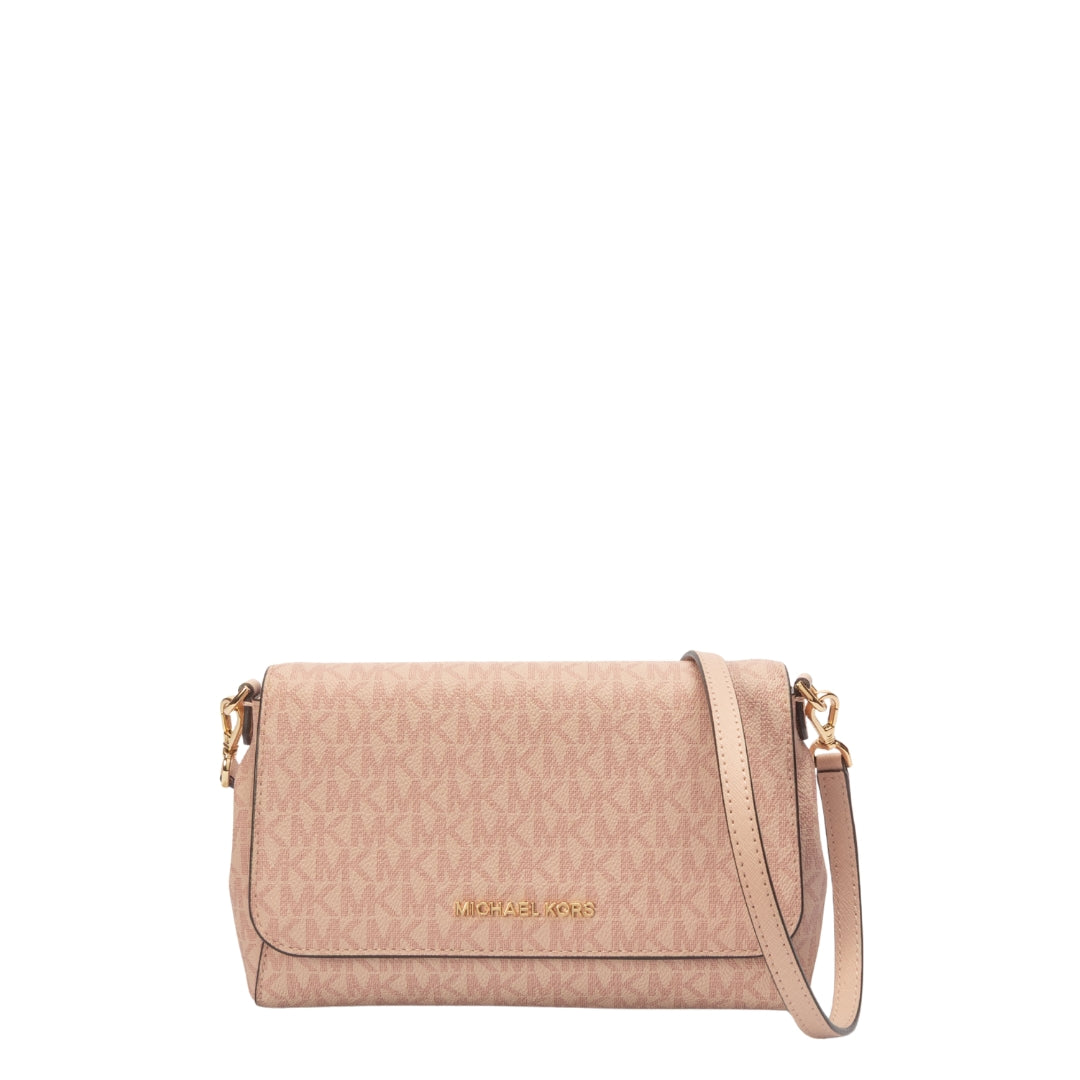 Michael Kors Pink Logo Convertible Crossbody Bag