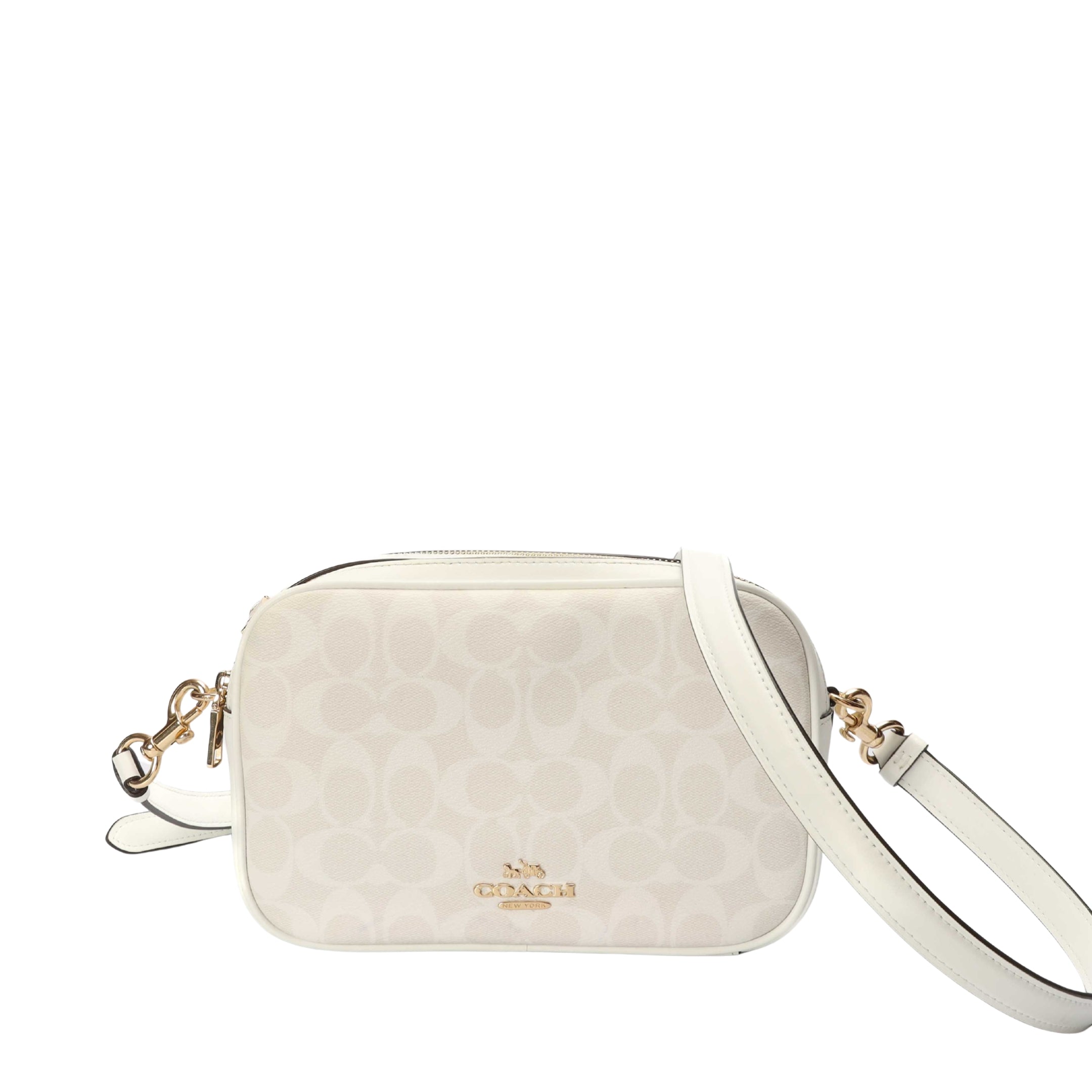 Coach White Jamie Camera Crossbody Bag