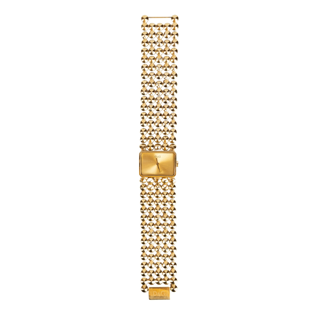 Dolce & Gabbana Gold Chain Strap Watch