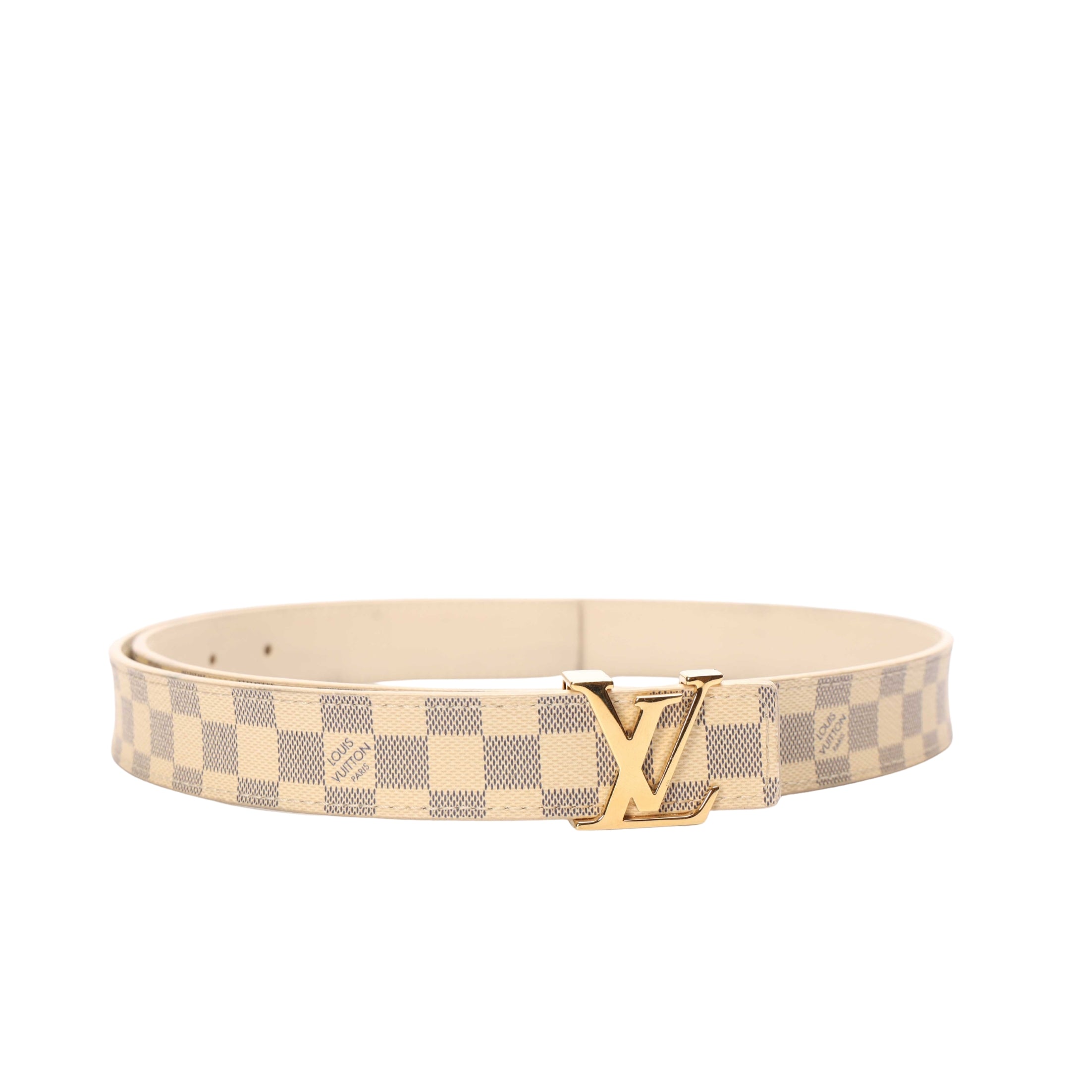 Louis Vuitton Damier Azur LV Initiales Belt
