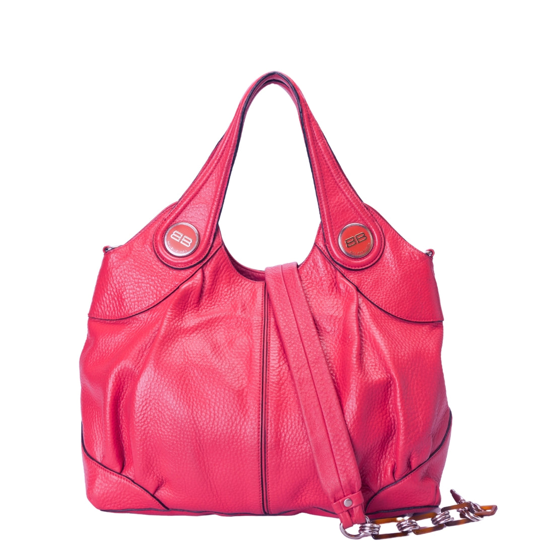 Balenciaga Pink Leather Shoulder Bag