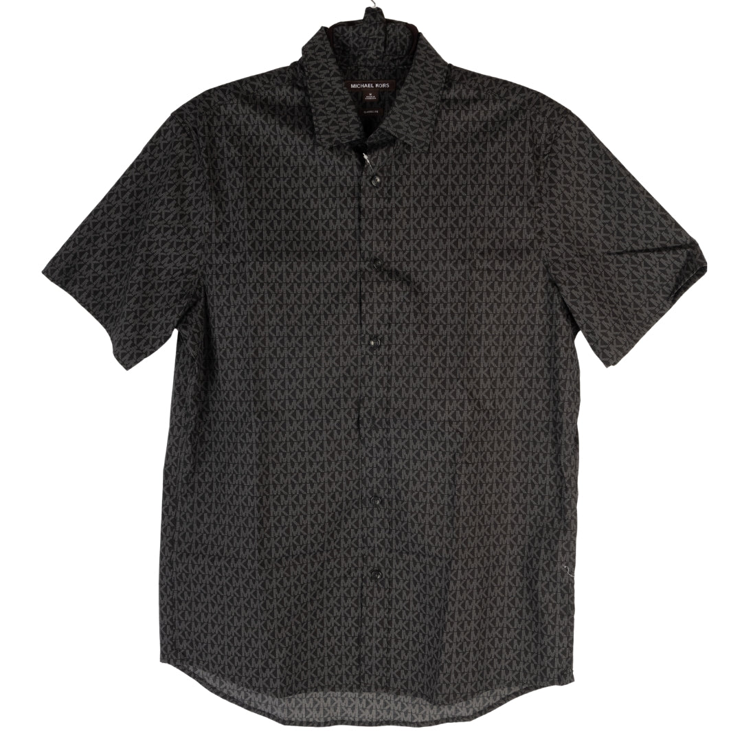 Michael Kors MK Monogram Black Shirt