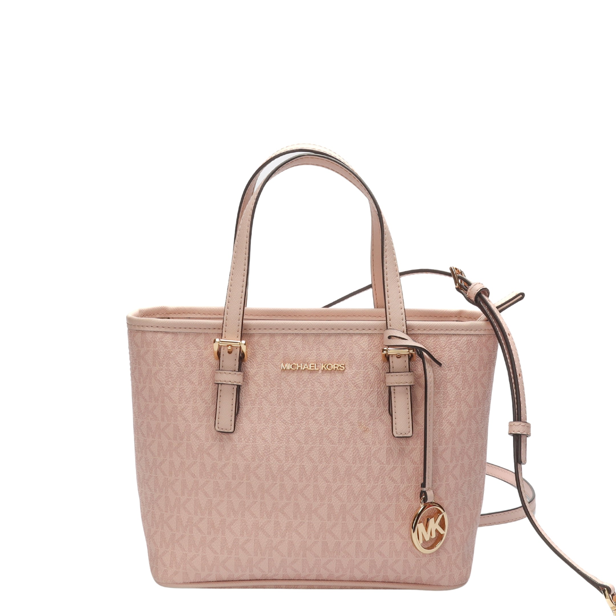 Michael Kors Jet Set Pink Travel XS Logo Satchel