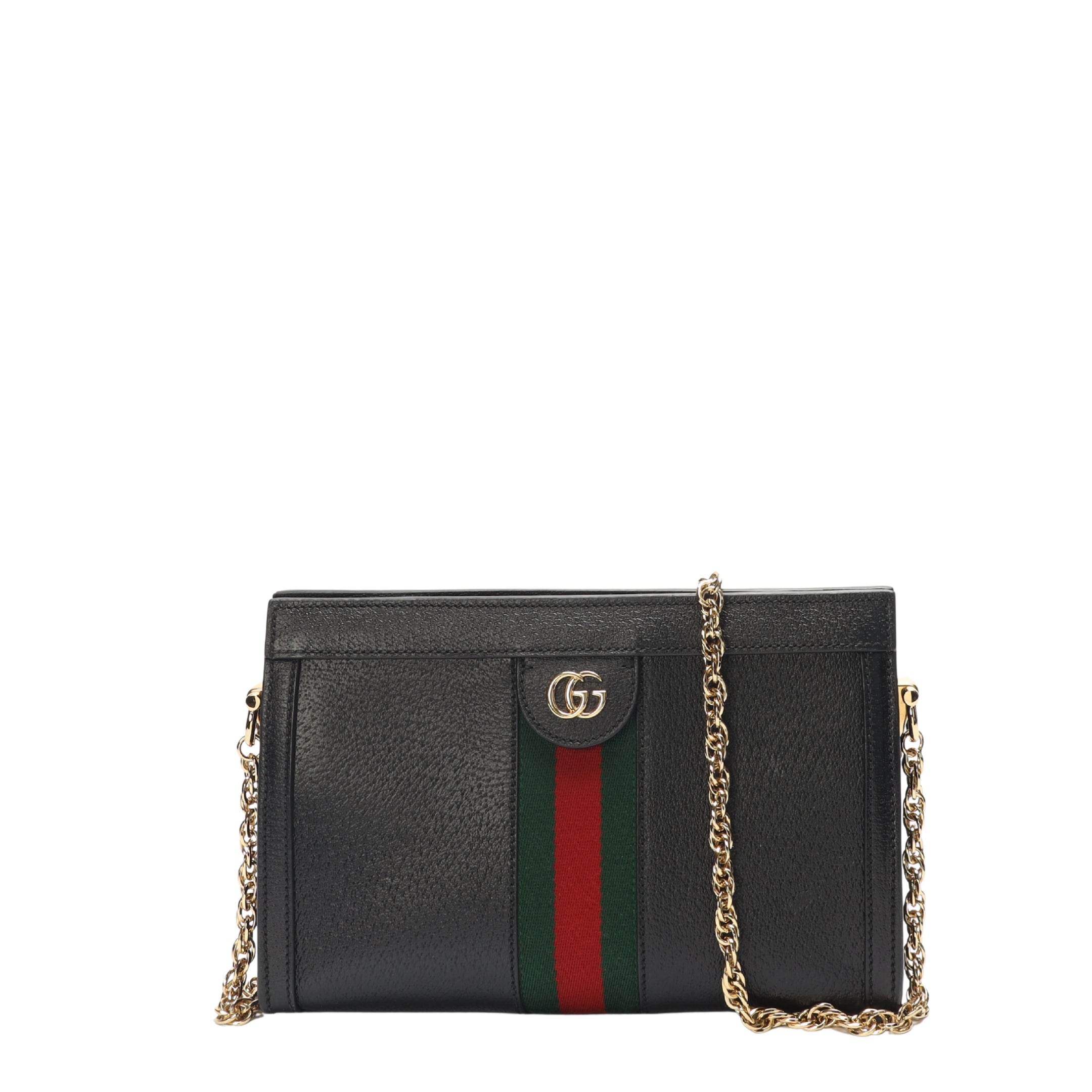 Gucci Black Web Ophidia Shoulder Bag