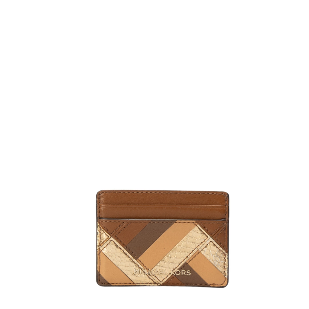 Michael Kors Hudson Brown Card Case