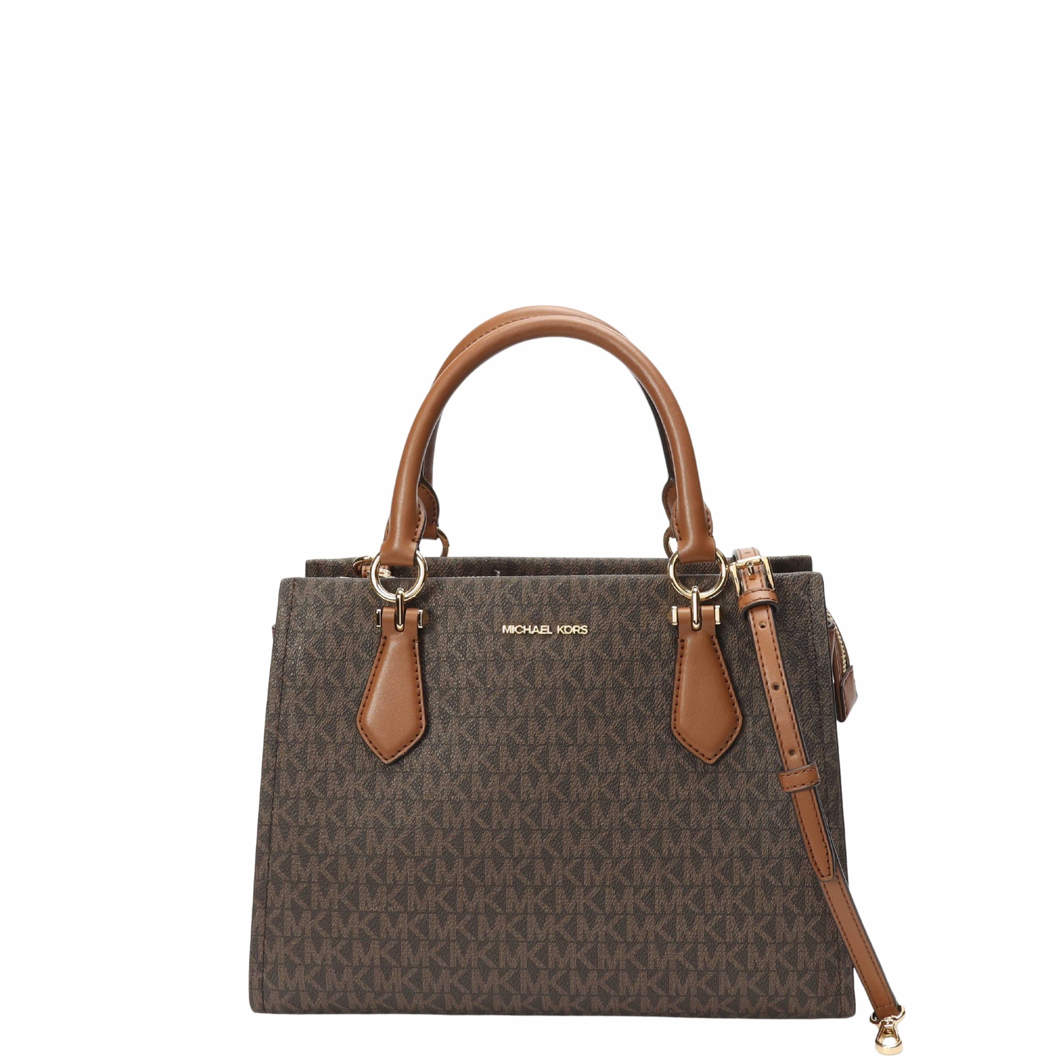 Michael Kors Marilyn Medium Signature Logo Convertible Satchel