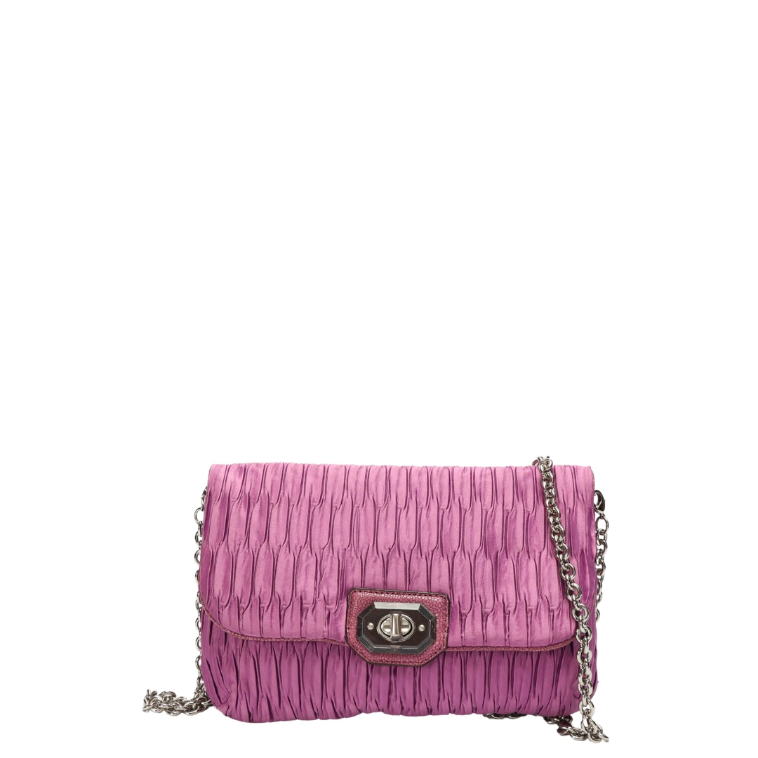 Coach Madison Pink Pleated Crossbody Bag