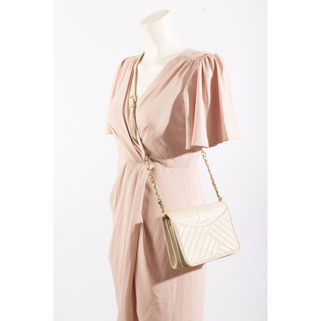 Tory Burch Off-White Alexa Shoulder Bag