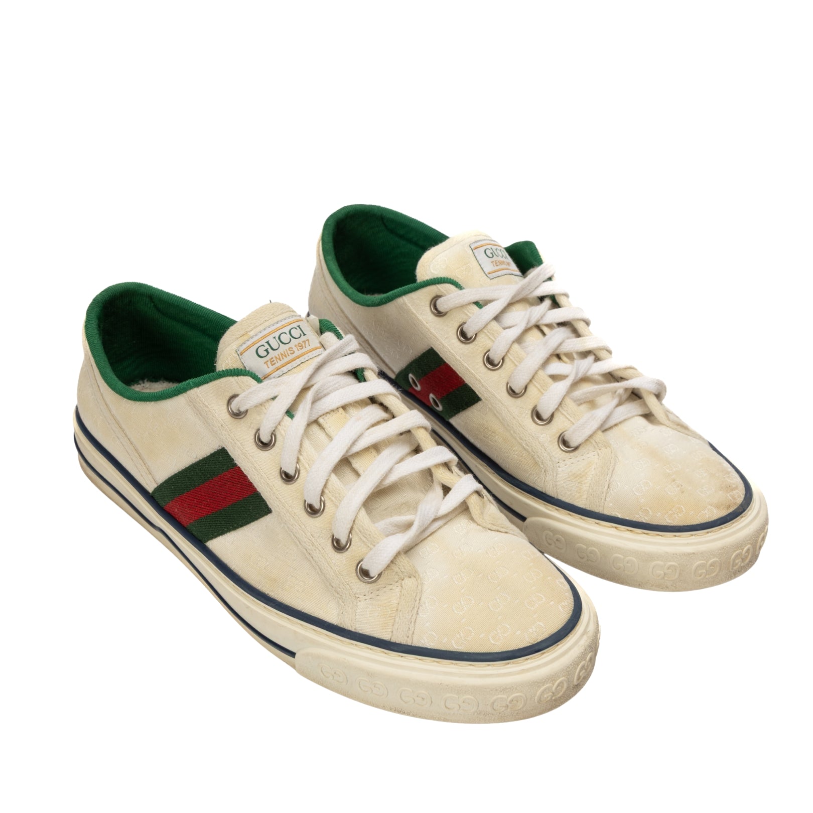 Gucci Tennis 1977 White Sneakers