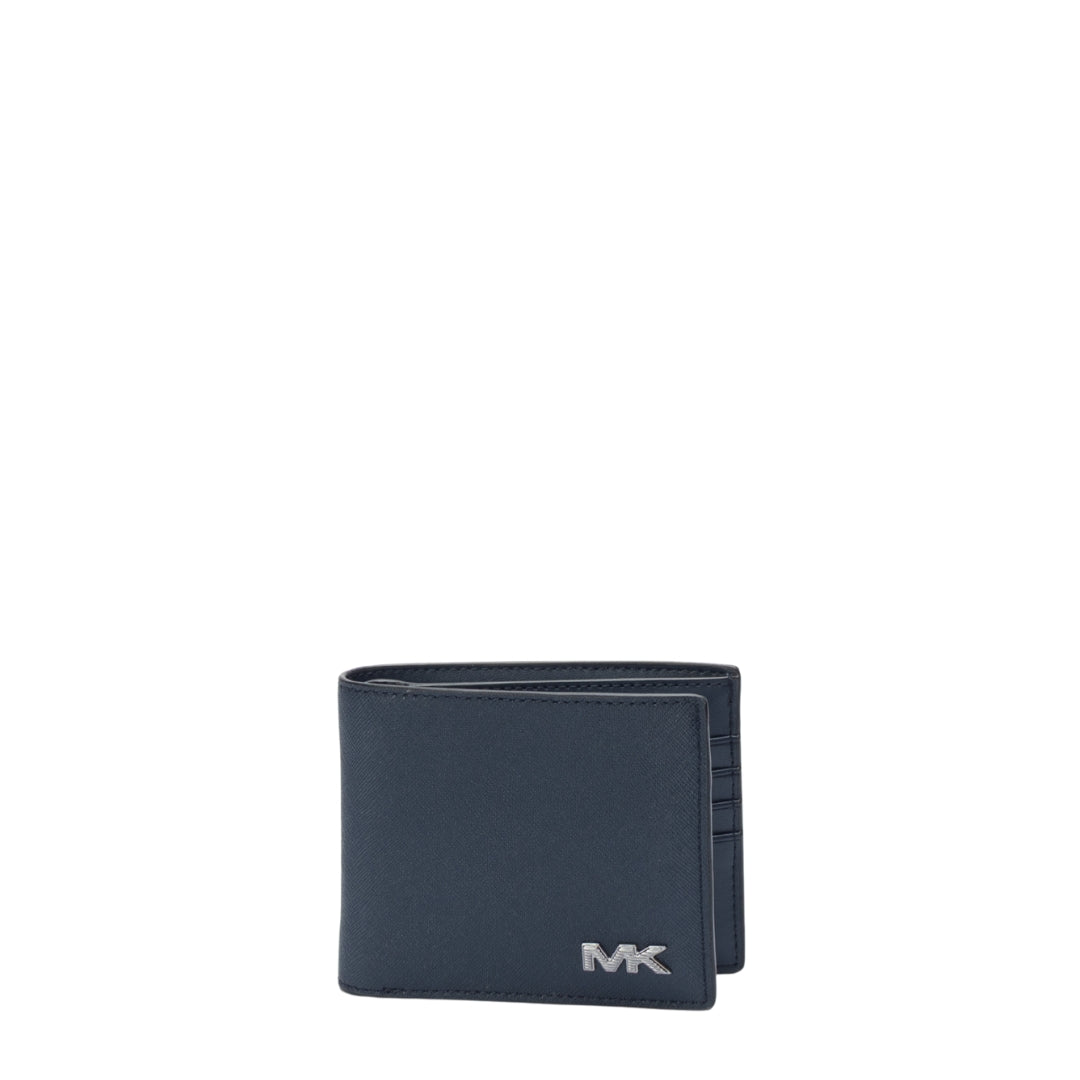Michael Kors Blue Hudson Leather Billfold Wallet