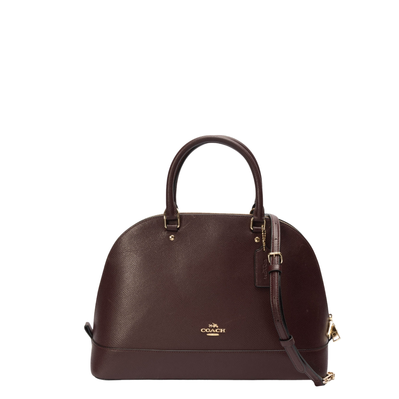 Coach Plum Sierra Convertible Satchel