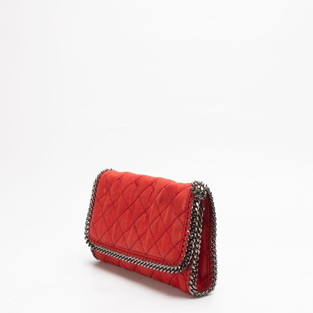 Stella McCartney Quilted Faux Leather Falabella Flap Bag