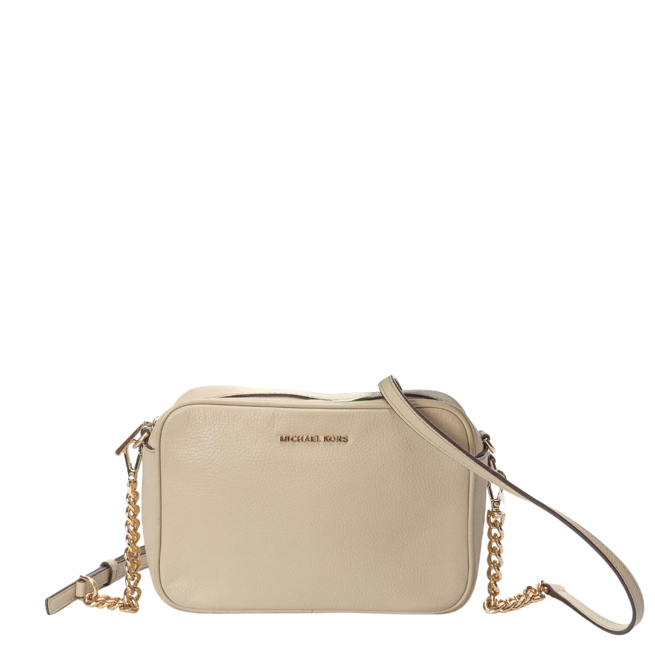 Michael Kors Jet Set Cream Crossbody Bag