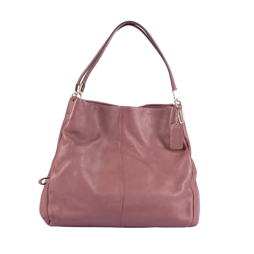 Coach Burgundy Leather Madison Tote