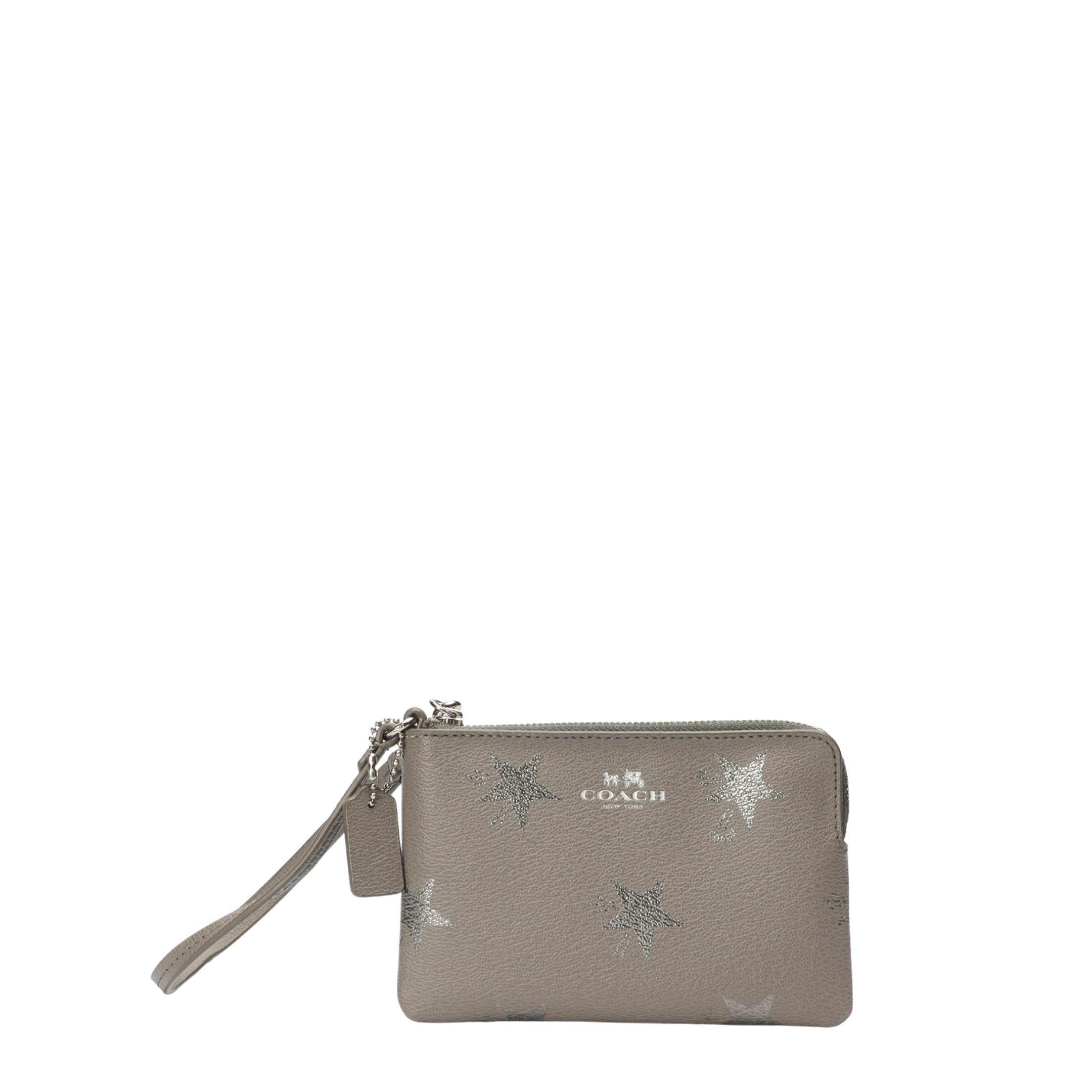 Coach Grey Star Print Small Wallet