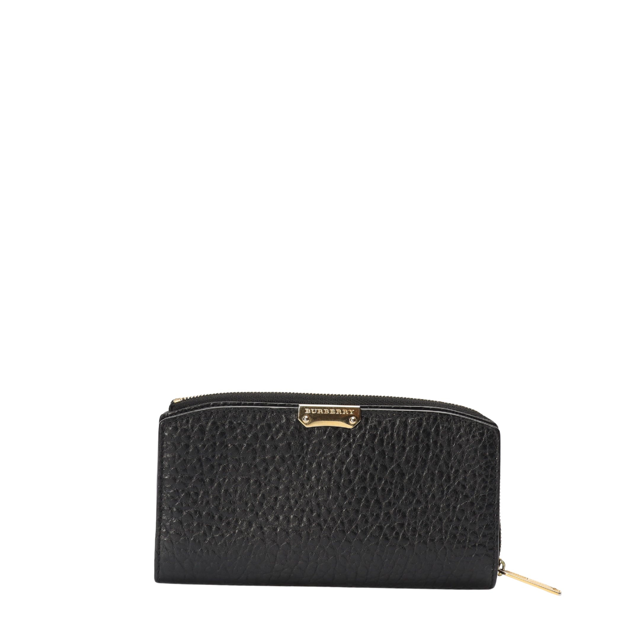 Burberry Black Grain Alvington Continental Wallet