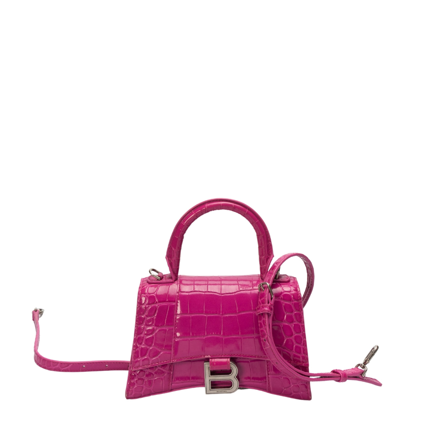 Balenciaga XS Pink Hourglass Crossbody Bag