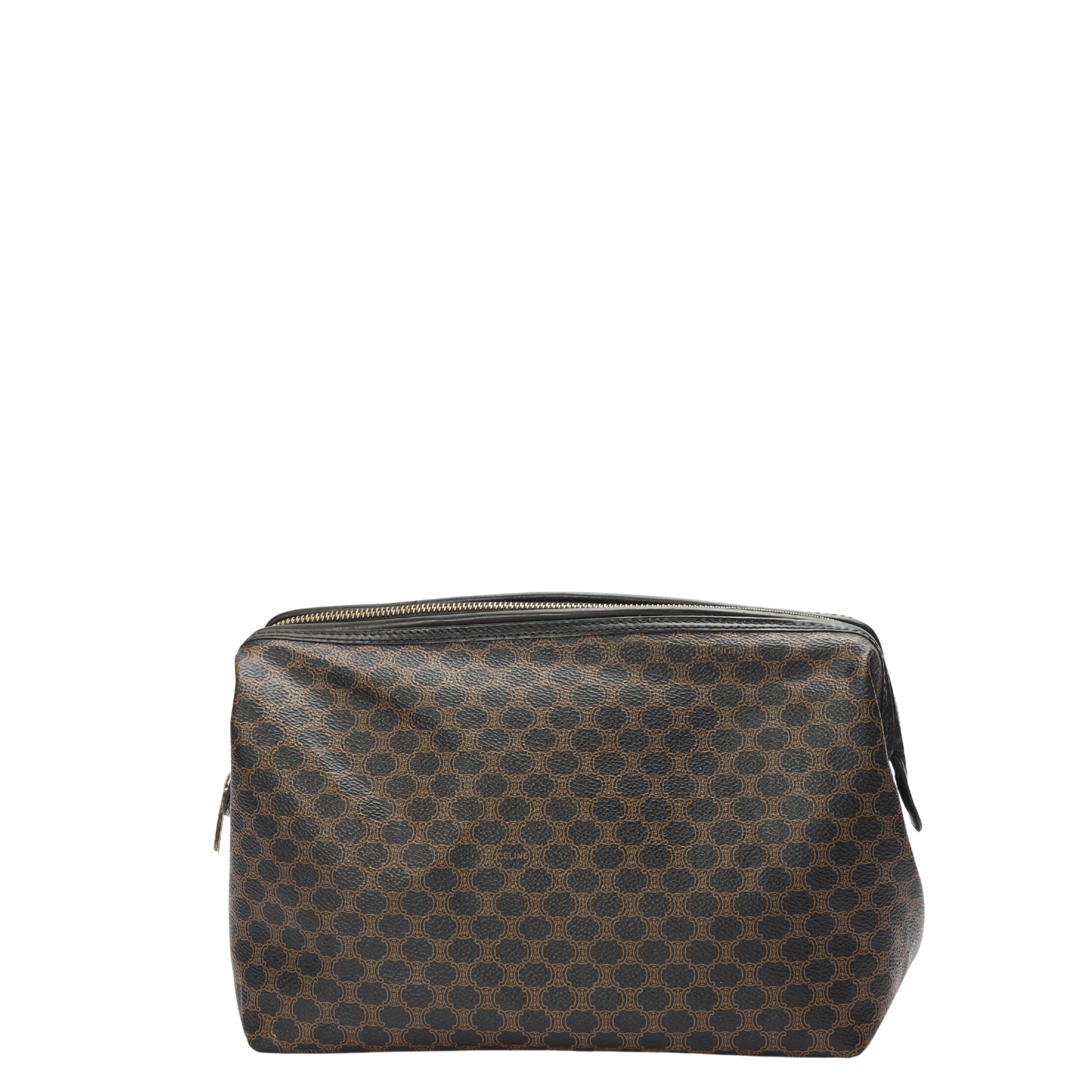 Celine Vintage Triomphe Toiletry Pouch