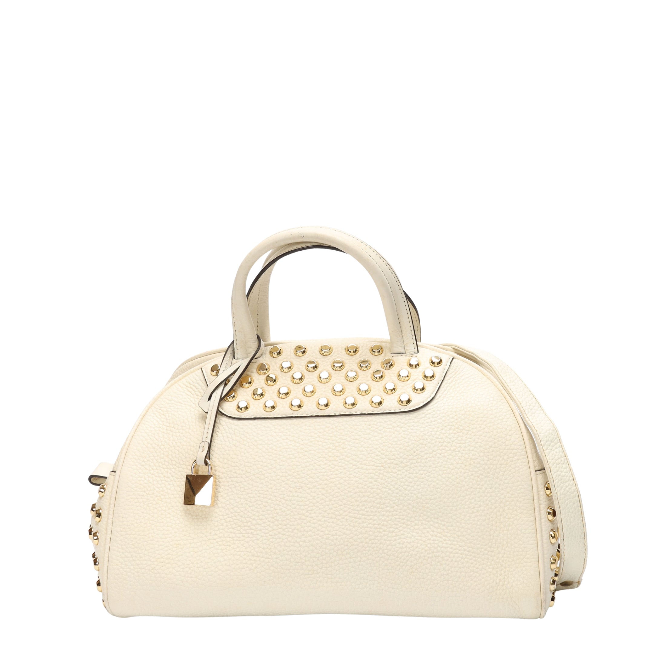 Michael Kors Austin Off White Bowling Bag