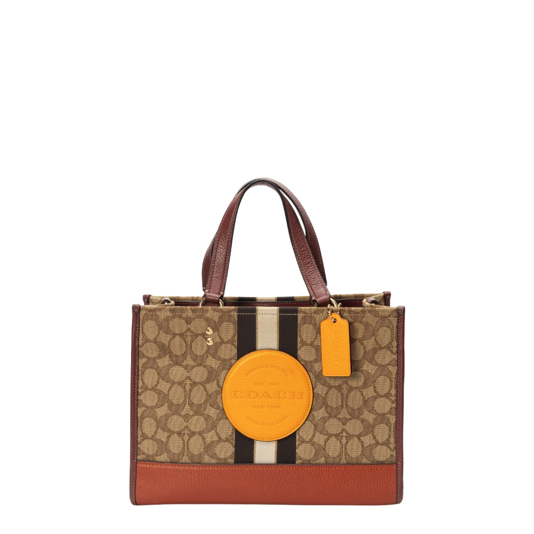 Coach Dempsey Carryall Bag In Signature Jacquard