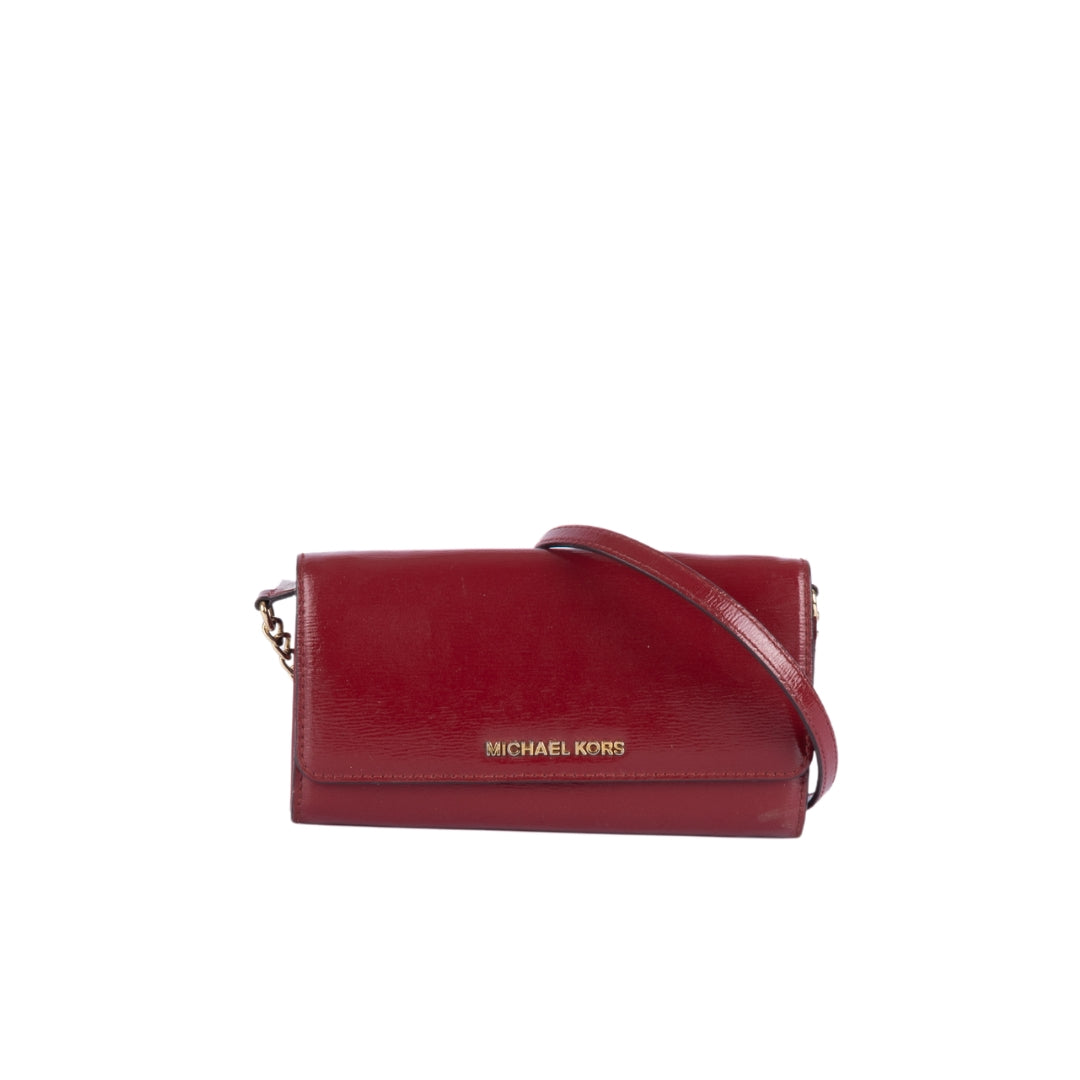 Michael Kors Leather Daniela Crossbody Bag