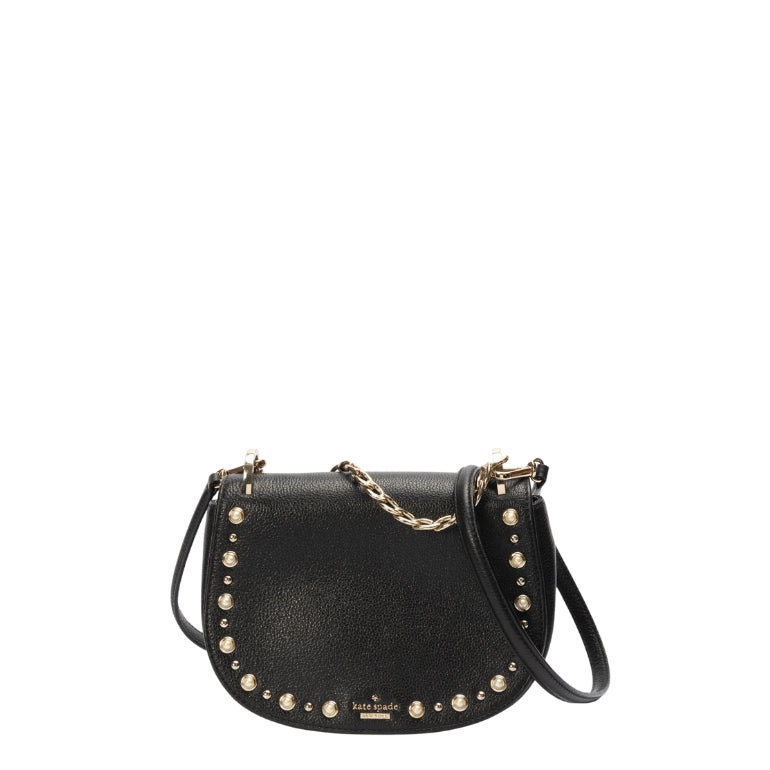 Kate Spade Black Embellished Laurel Crossbody Bag