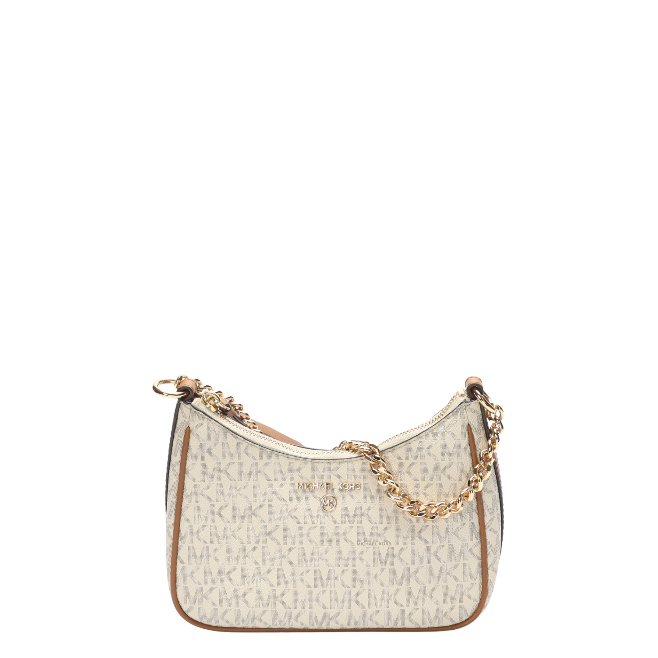 Michael Kors Jet Set Vanilla Logo Pochette Bag
