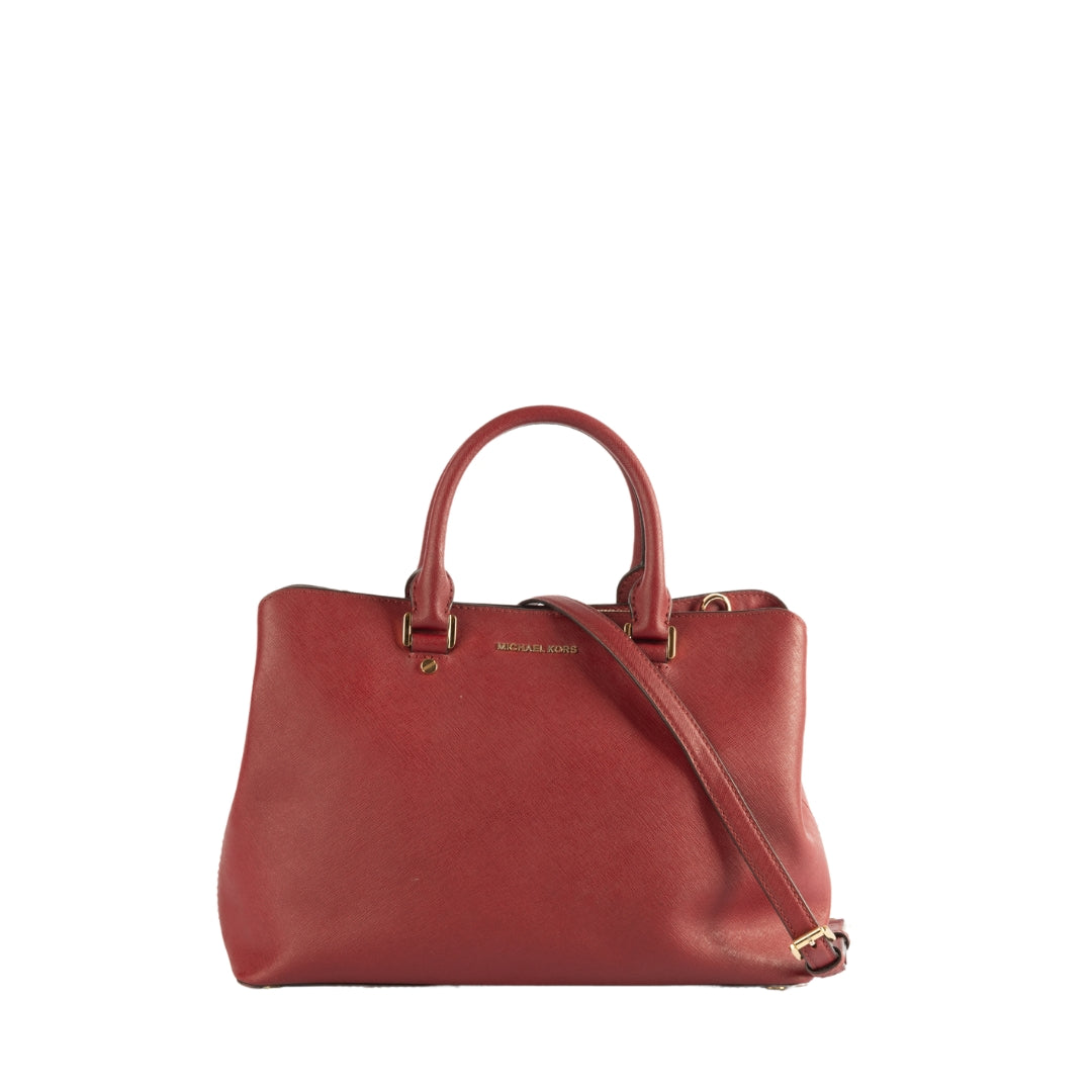 Michael Kors Savannah Saffiano Leather Satchel