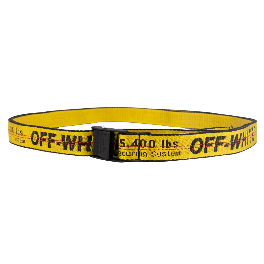 Off-White Yellow/Black Nylon Classic Industrial Belt