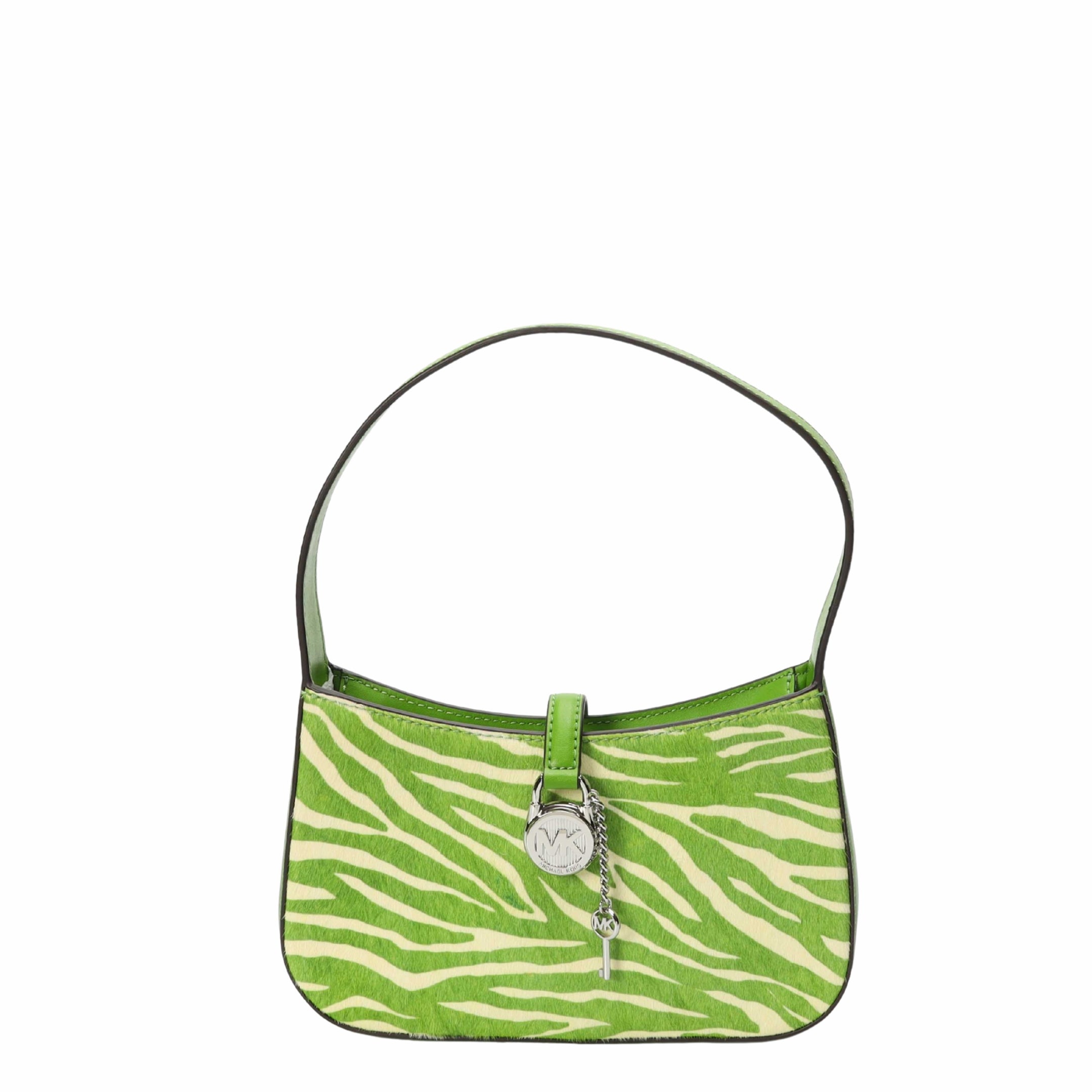 Michael Kors Lyra Small Zebra Print Calf Hair Pochette