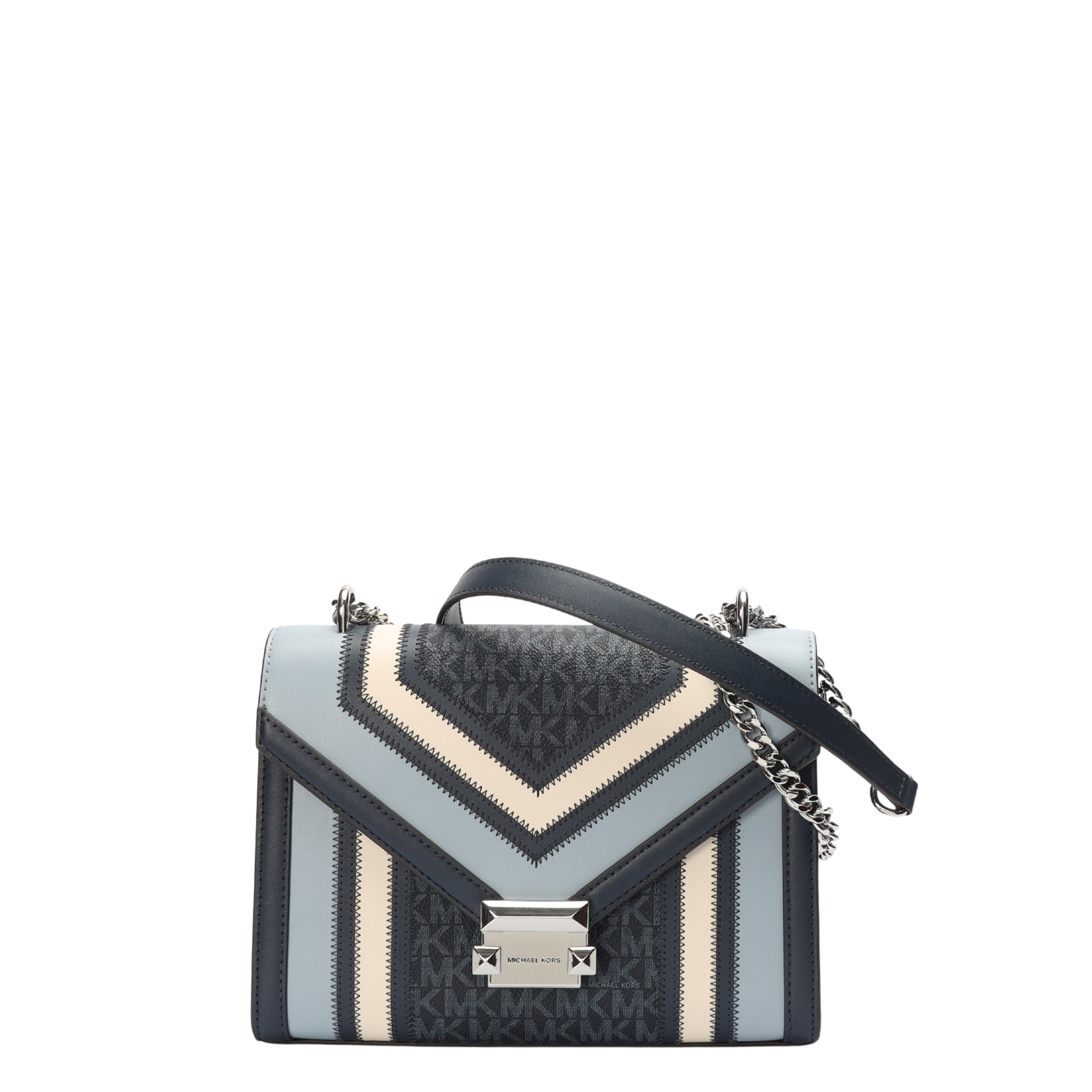 Michael Kors Whitney Denim Logo Crossbody Bag