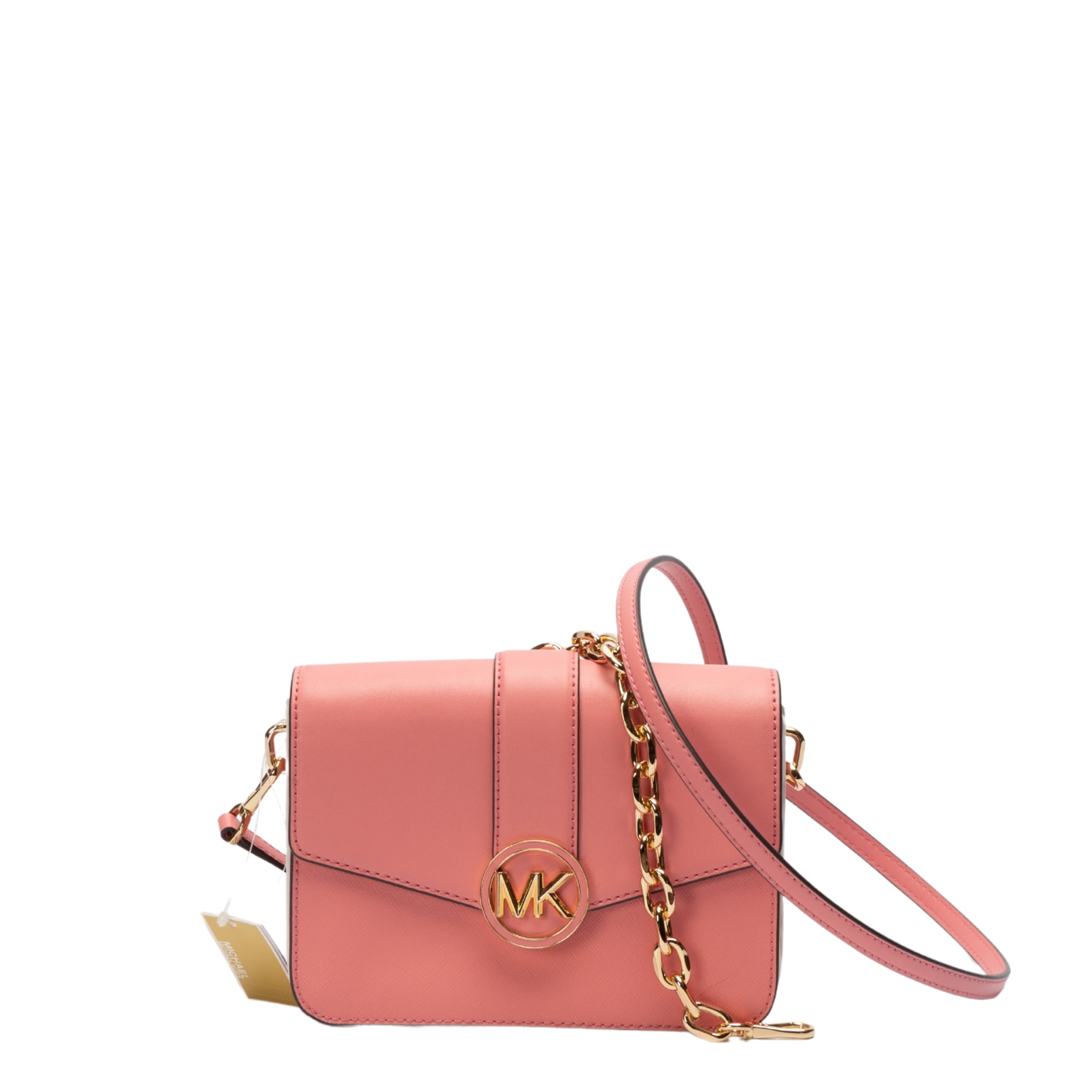 Michael Kors Carmen Leather Flap Crossbody Bag