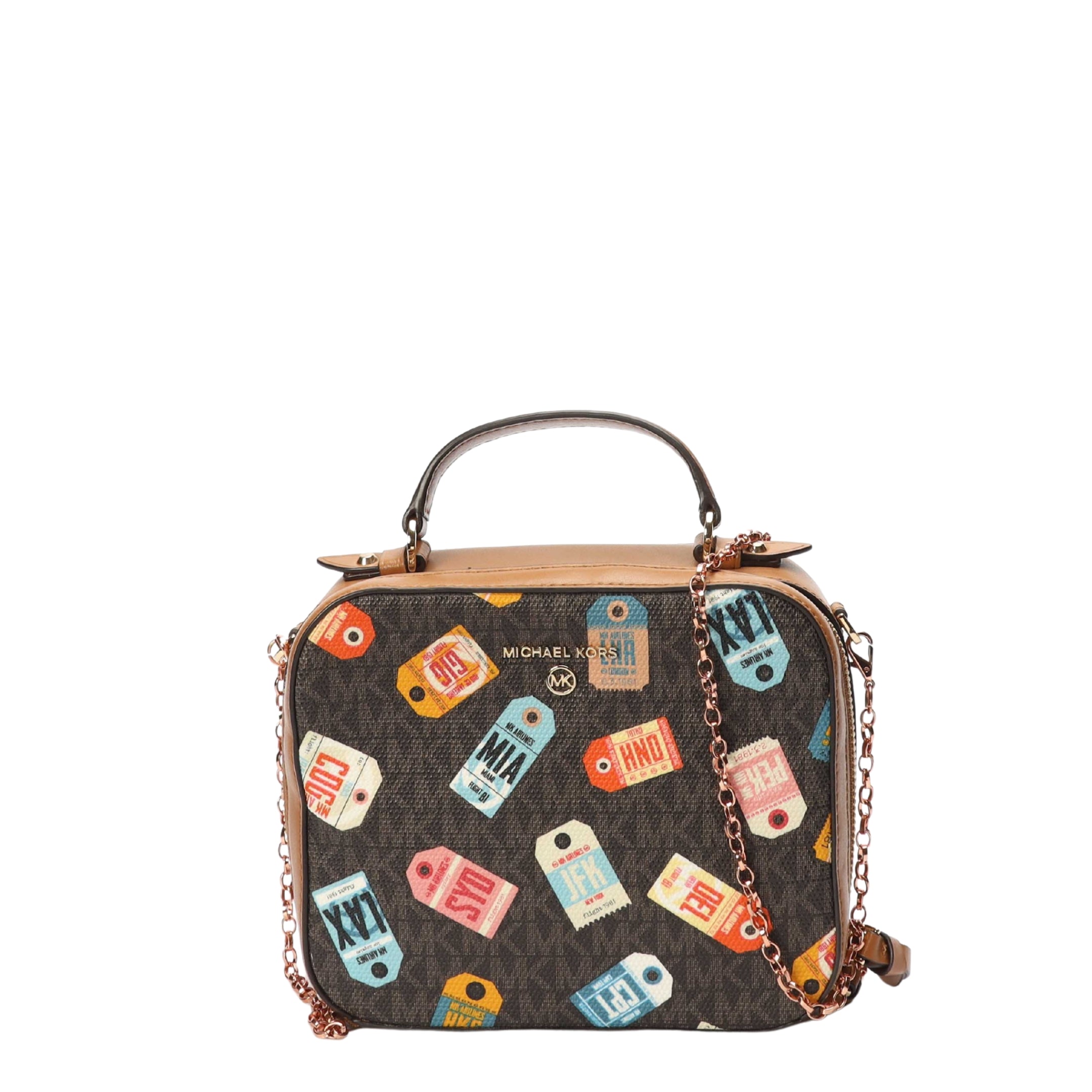 Michael Kors Jet Set Printed Logo Crossbody Bag