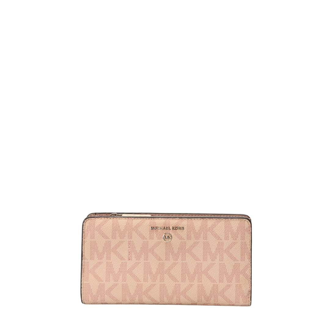Michael Kors Pink Logo Continental Wallet