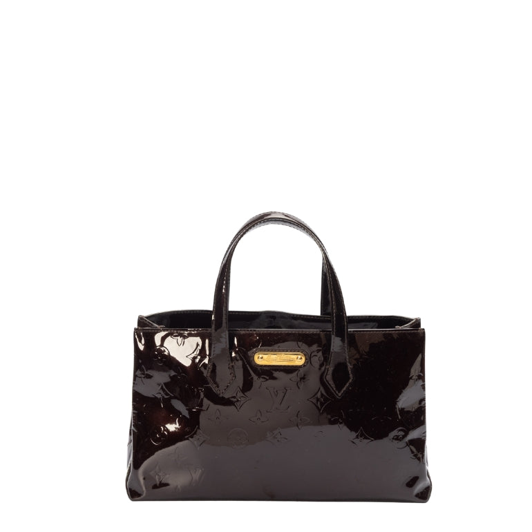 Louis Vuitton Amarante Monogram Vernis Wilshire Bag