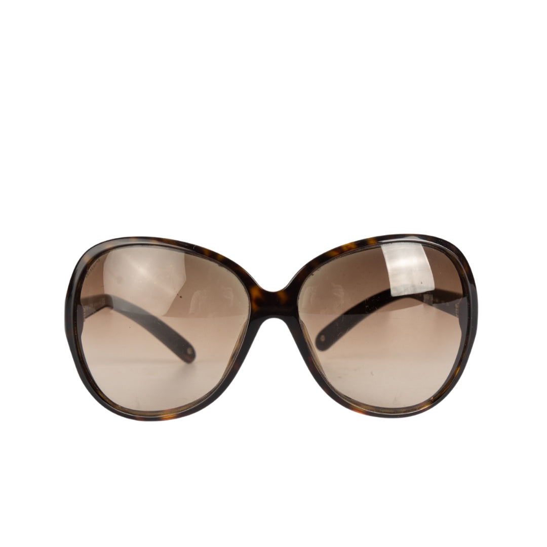 Prada Tortoise Frame Oversized Sunglasses