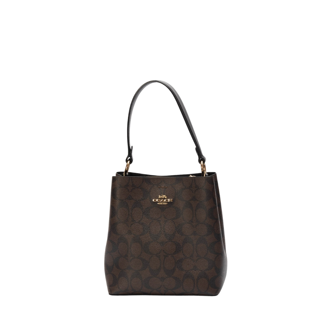 Coach Signature Canvas Mollie Bucket Bag 22