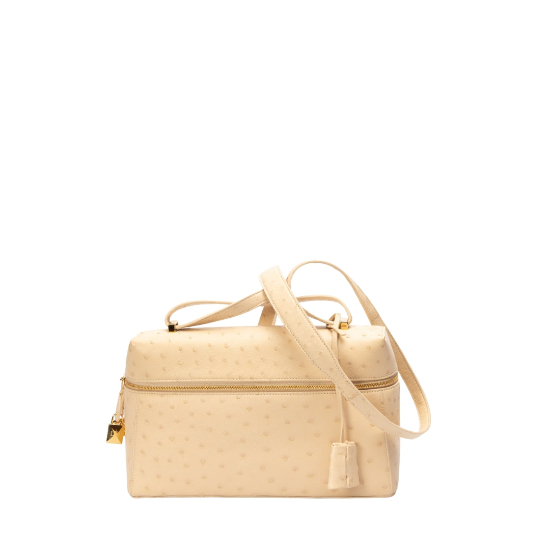 Loro Piana Ostrich Leather Extra Bag L27