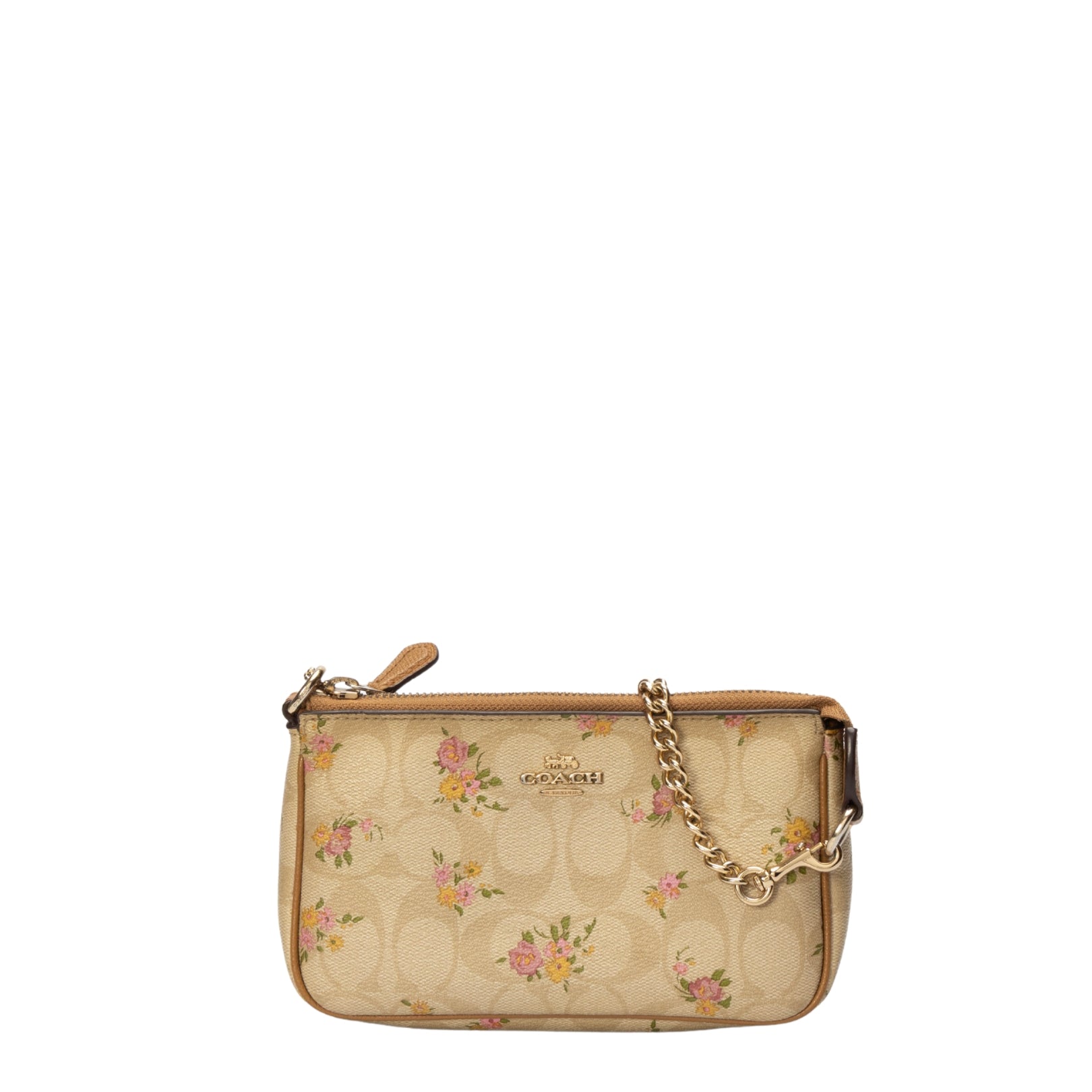 Coach Signature Canvas Floral Print Wristlet 19