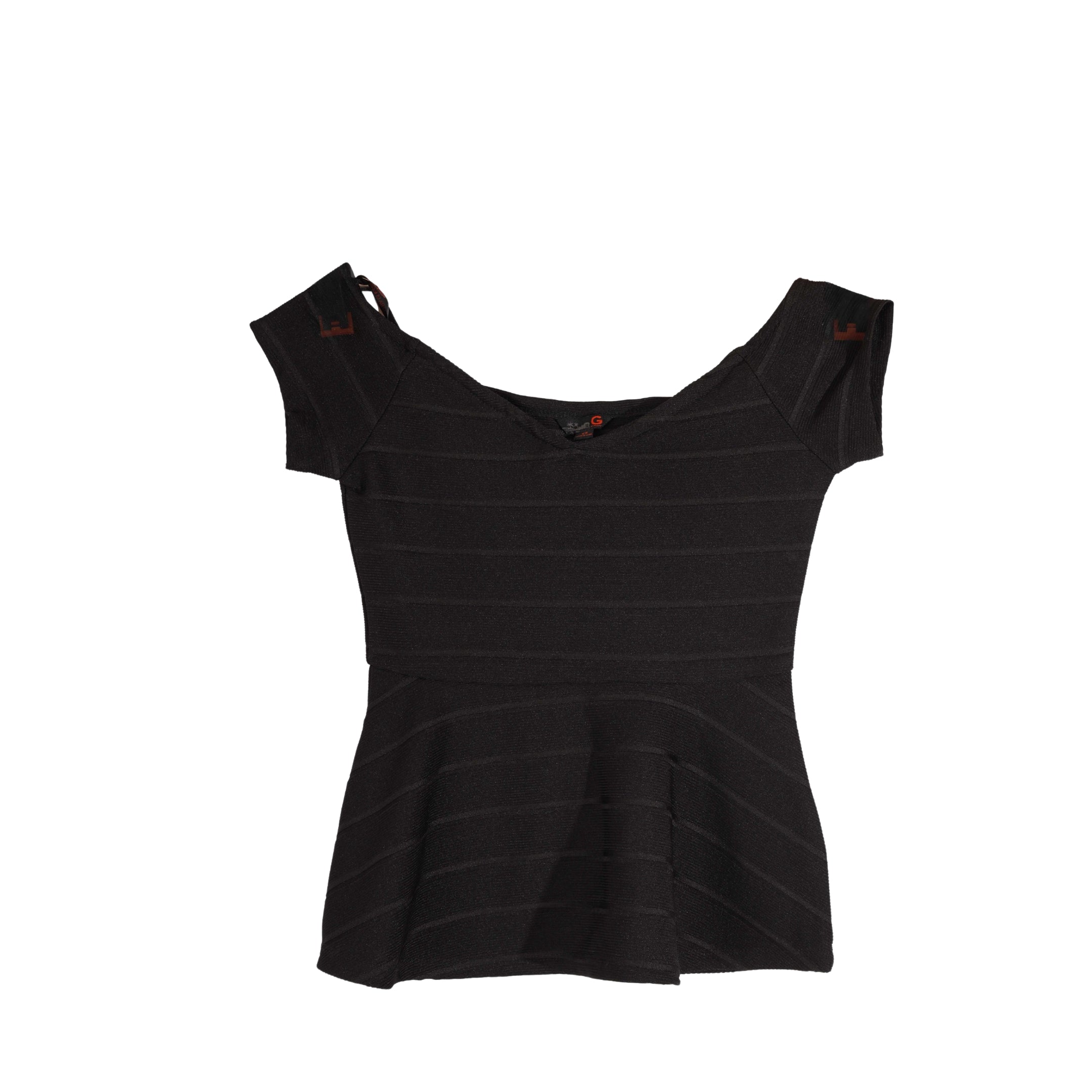 G by Guess Black Off Shoulder Top