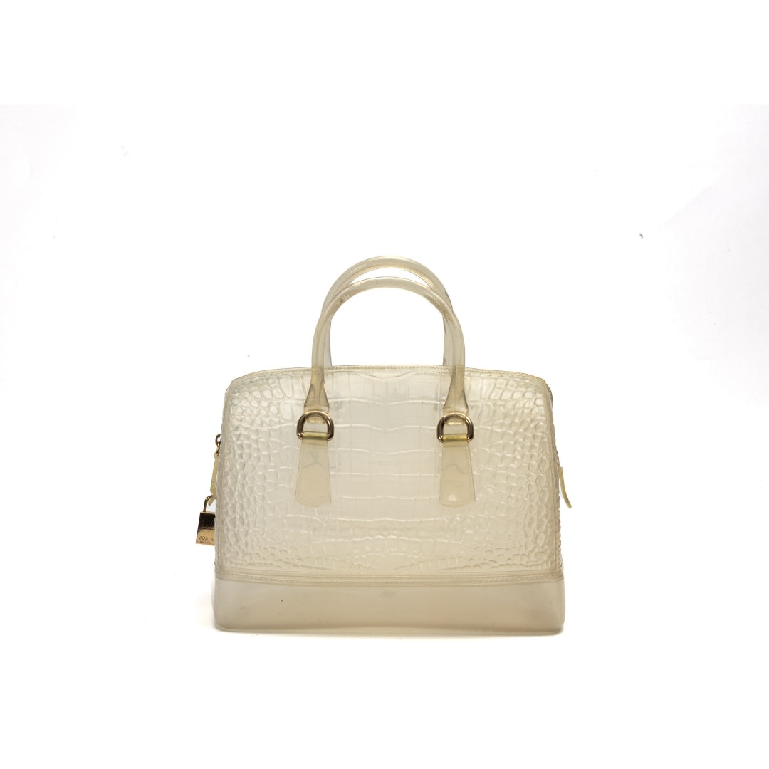 Furla Glossy Rubber Candy Satchel