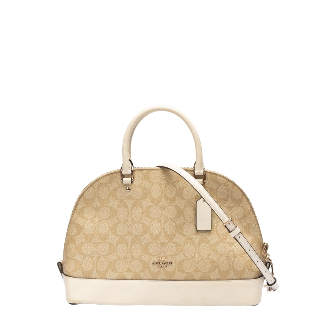 Coach Signature Canvas Sierra Satchel