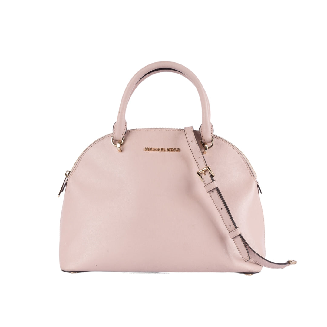 Michael Kors Saffiano Leather Dome Satchel