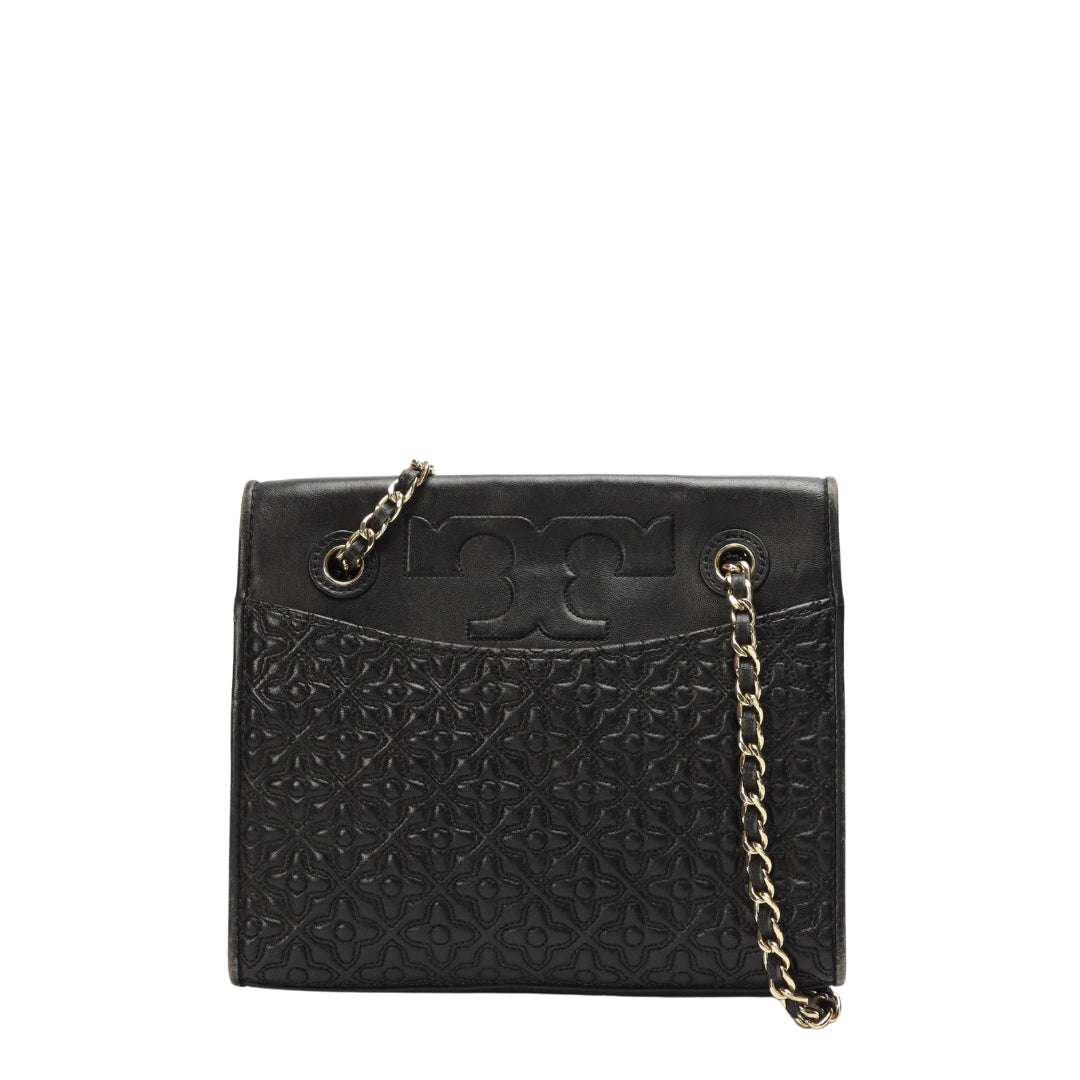 Tory Burch Fleming Black Crossbody Bag