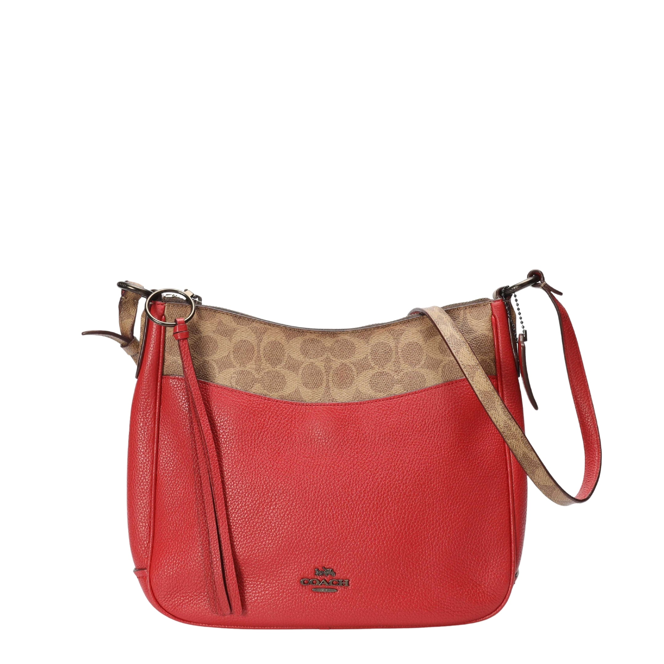 Coach Chaise Signature Canvas Blocking Crossbody Bag