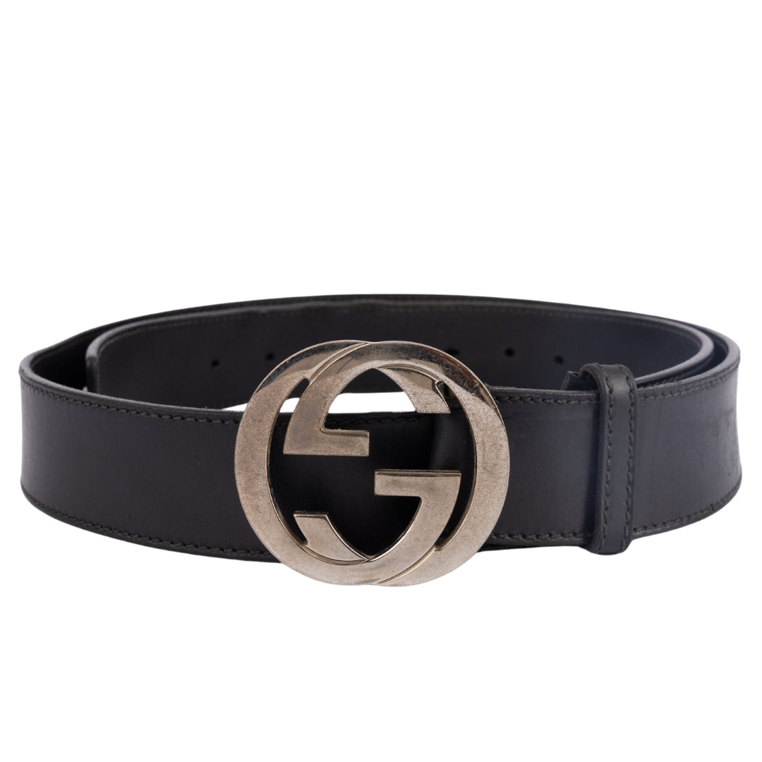 Gucci GG Interlocking Buckle Belt