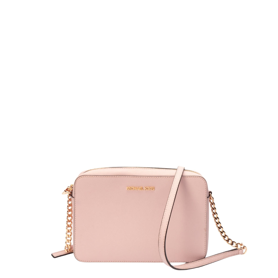 Michael Kors Rose Houston Crossgrain Sling Bag