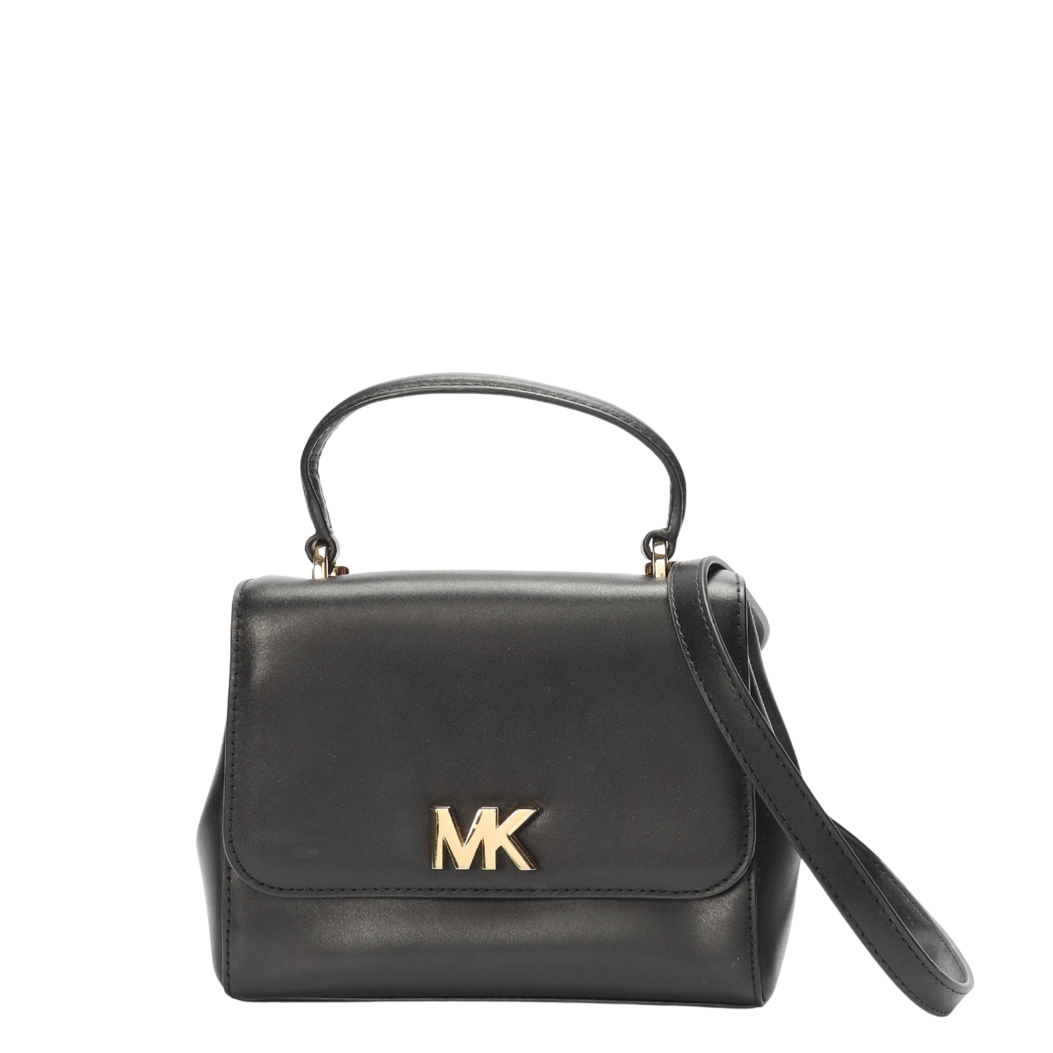Michael Kors Mott Medium Black Convertible Satchel